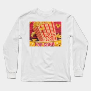 Popcorn Sign Long Sleeve T-Shirt